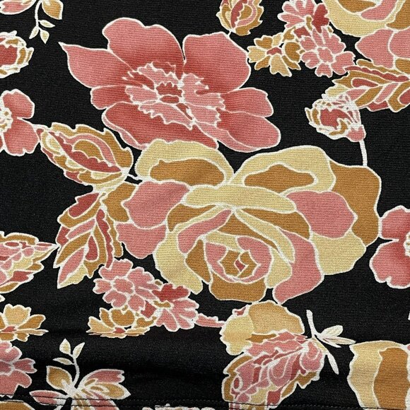 Annex Casual Corner Blouse Top Women 2X Flower Roses Romantic Spring Summer Boho - Picture 4 of 12